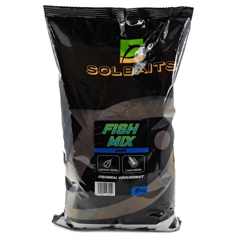 SOLBAITS ZANĘTA FISH MIX DARK 2KG